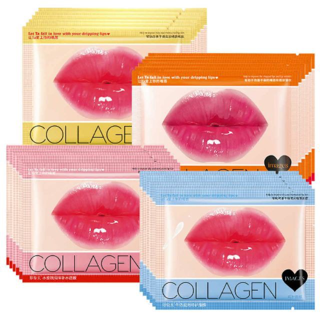 MASKER BIBIR COLLAGEN Pelembab Mulut Kering Pecah Lip Mask