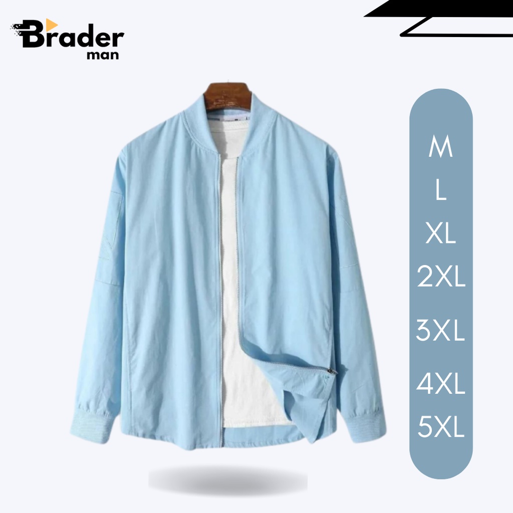 Kemeja Lengan Panjang Biru Laut