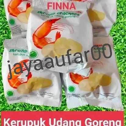 

finna kerupuk udang matang shrimp crackers 10gr/1karton isi 120pcs