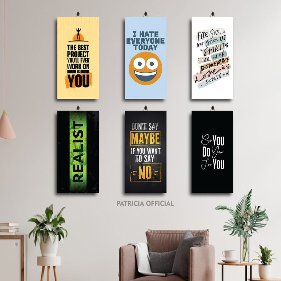 281-296 PAJANGAN DINDING QUOTE BAHASA INGGRIS 15X30 BWJL9/MAX9Y/ POSTER QUOTE QUOTES BISNIS KERJA / 