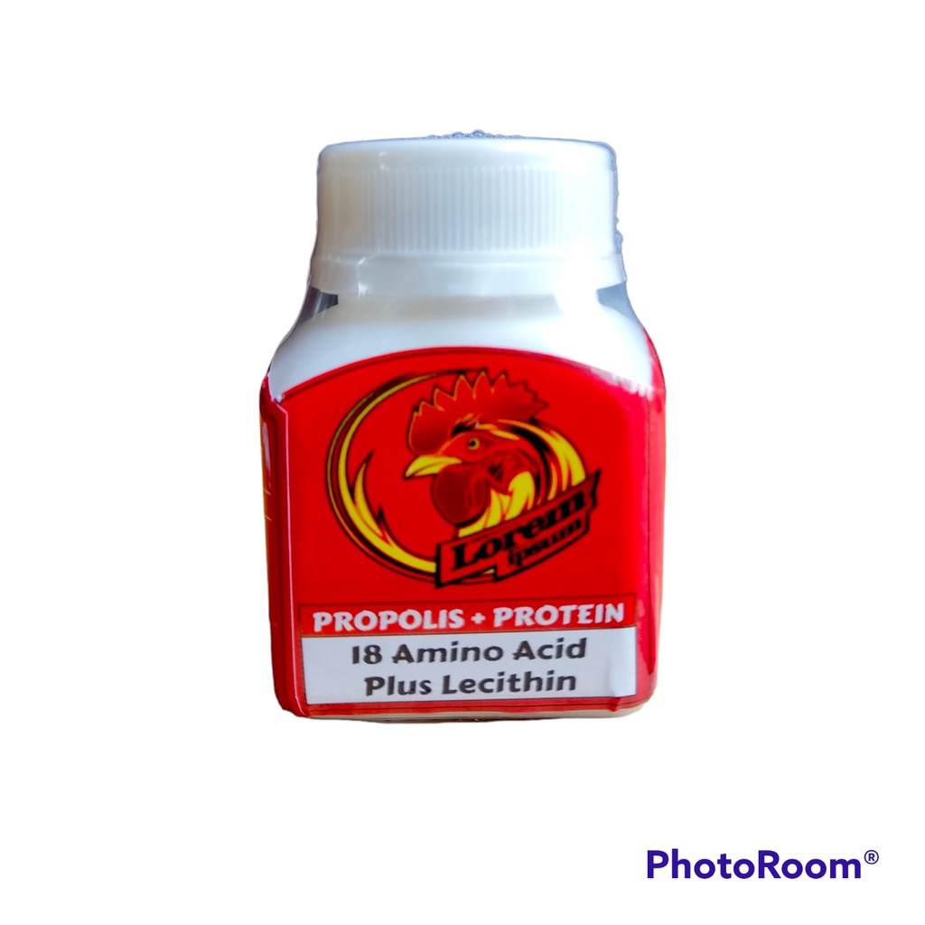 LOREM IPSUM RED PROPOLIS + PROTEIN - 25 Softgel uper agresif, membentuk otot