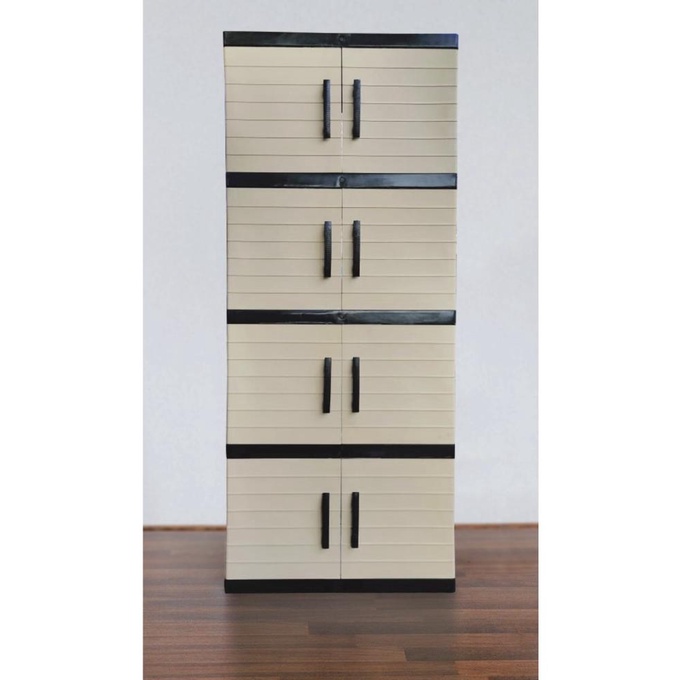 

lemari plastik susun 4 jumbo motip minimalis galaxy stock ready