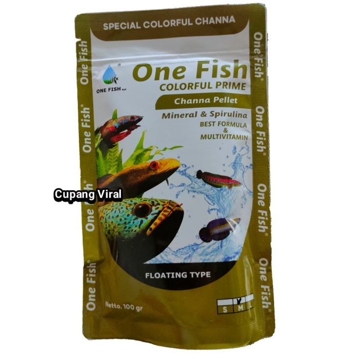 ONE FISH Channa Pellet Premium 100 Gram