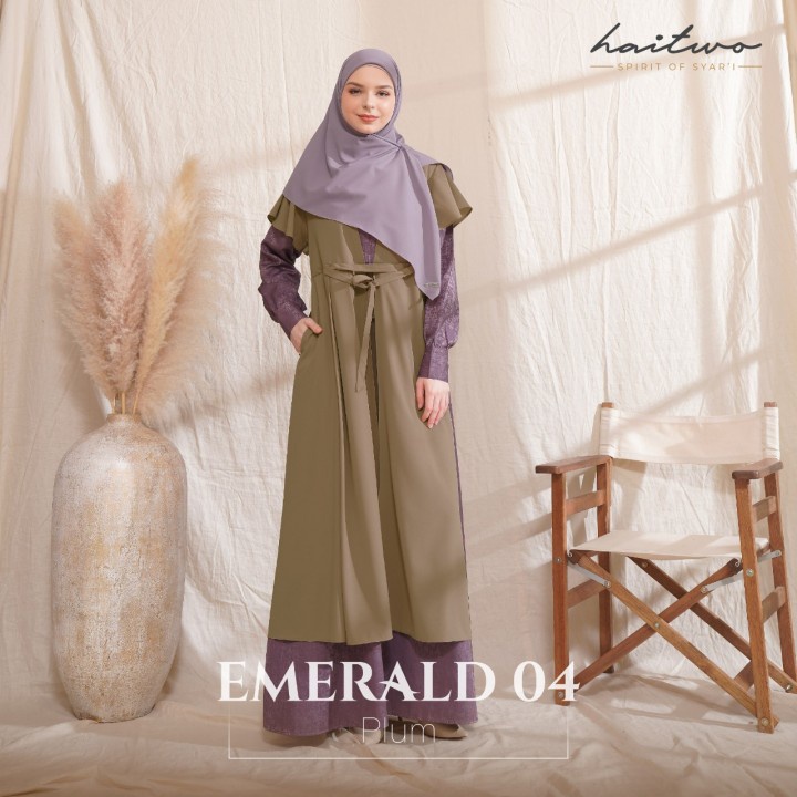 Gamis Haitwo Terbaru EMERALD 04 Haitwo