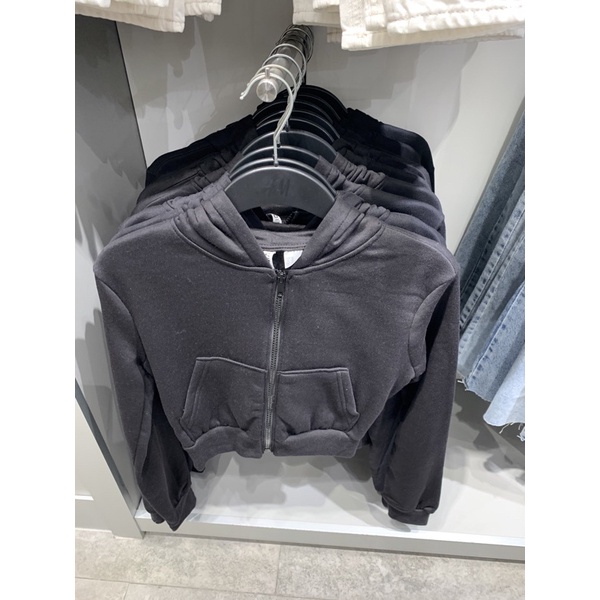 h&m crop zipper new season