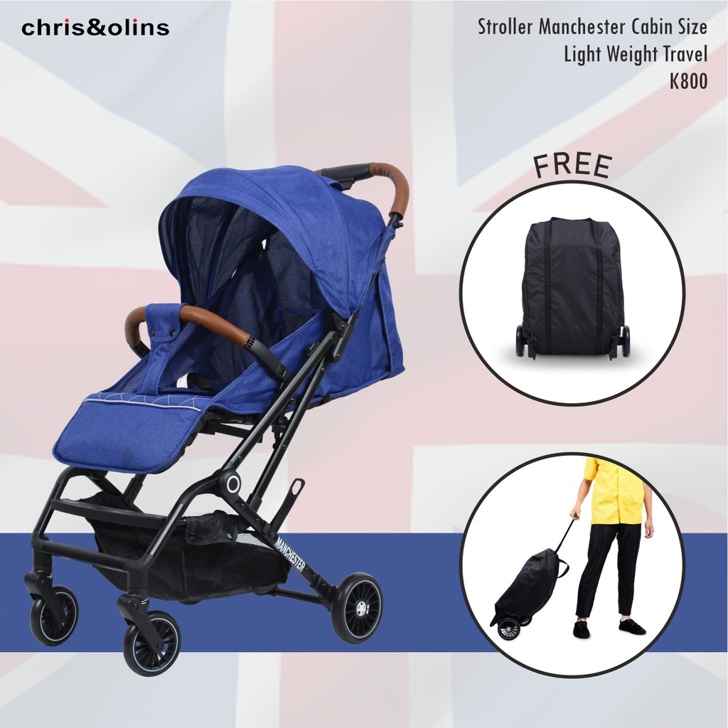 Stroller Cabin Size Bonus Cover Travel Manchester K800  Chris &amp; Olins Kidu Baby