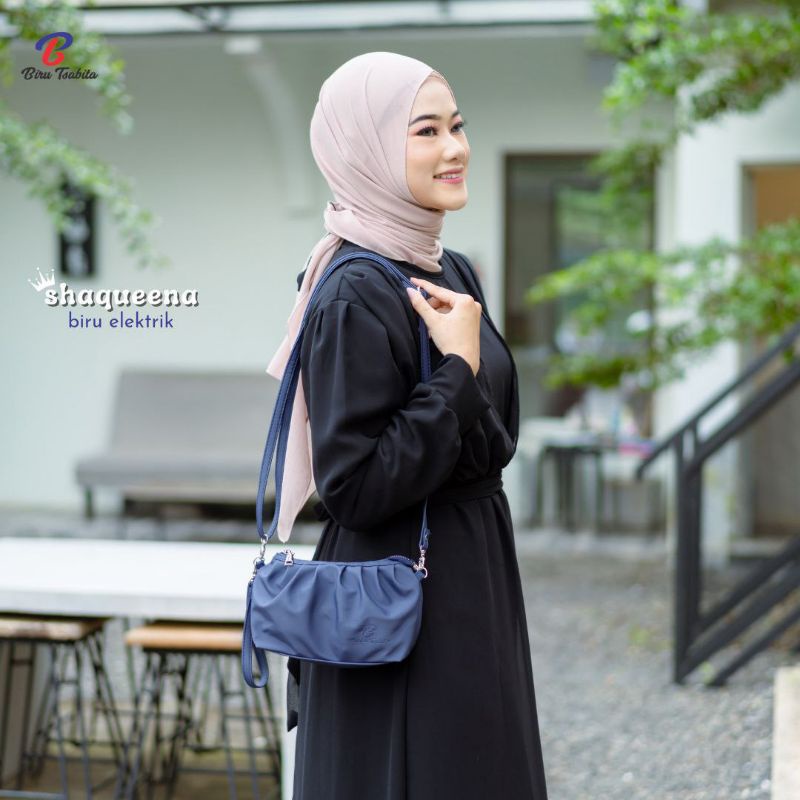 Shaqueena Bag By Biru Tsabita Tas Slempang Wanita Chocoly Anti Air