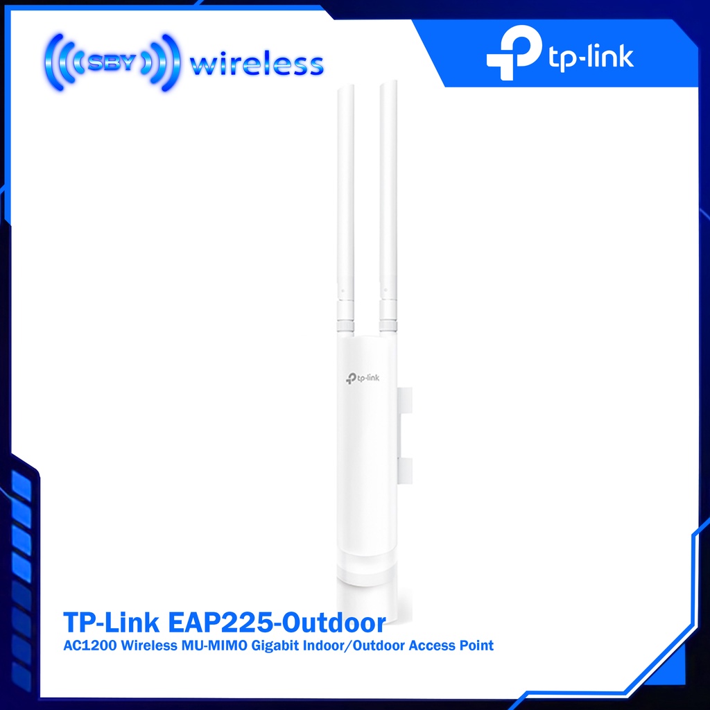 TPLink EAP225 Outdoor, AC1200 Wireless MU-MIMO Gigabit Indoor/Outdoor Access Point TP-Link EAP-225