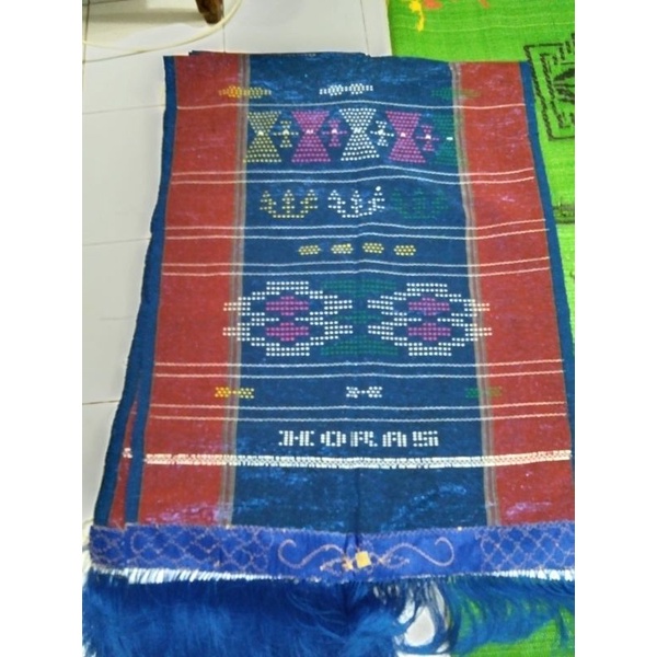 ULOS SADUM BIRU UNGU MURAH KAIN TENUN ETNIK BATAK