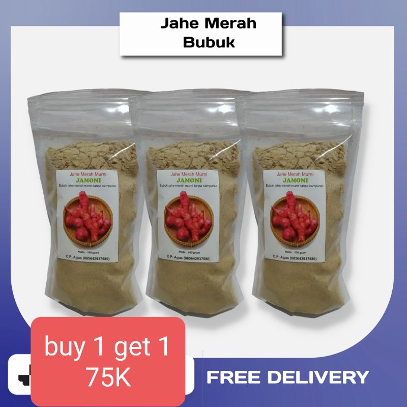 

Jahe Merah Bubuk