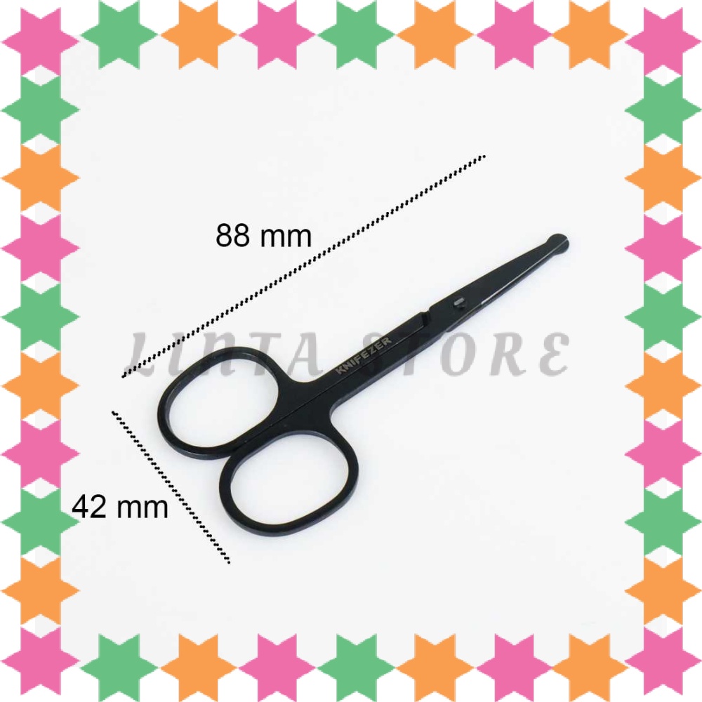 

KNIFEZER Gunting Cukur Bulu Hidung Stainless Steels - FS124