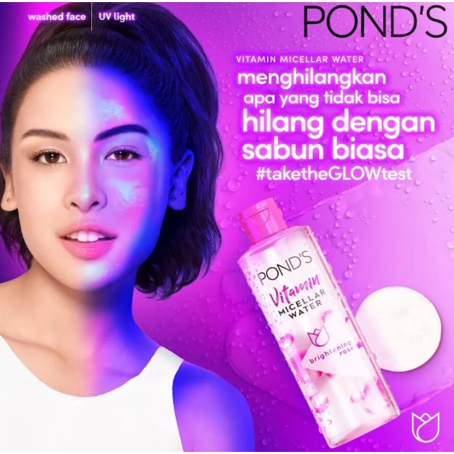 Pond's vitamin micellar water 55ml brihtening water expired 2026