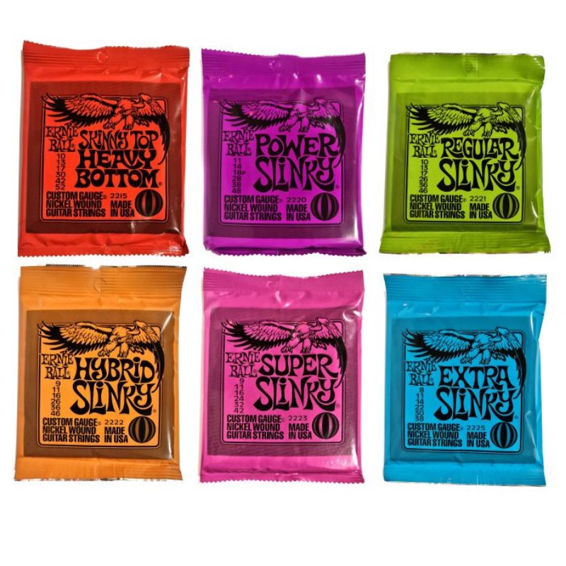 Senar Gitar Elektrik String Ernie Ball 0,08 0,09 0,10 0,11