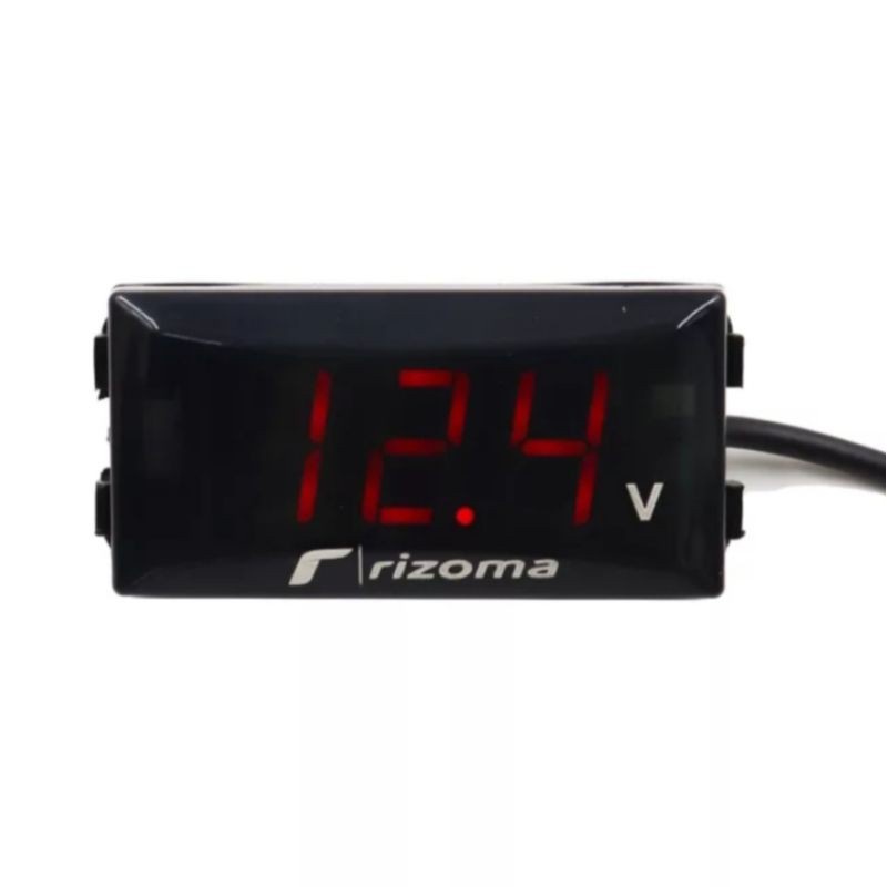 Volt Meter Rizoma Voltmeter Rizoma Volt Meter Motor VoltMeter Aki Digital Alat Pengukur Aki Motor termurah