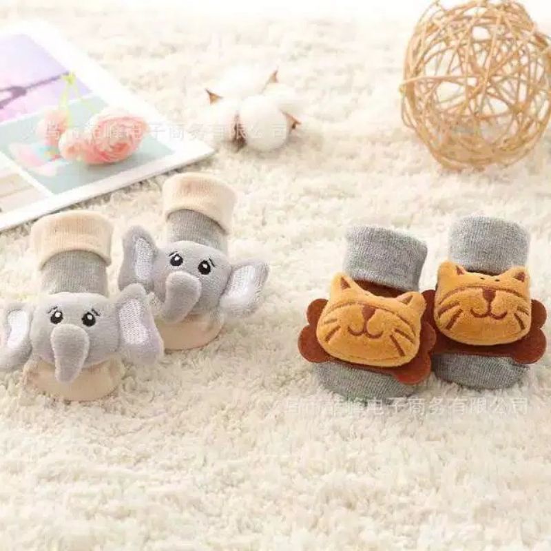 KAOS KAKI BABY BONEKA 3D KERINCING