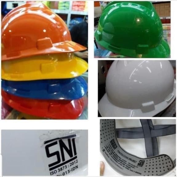 Safety Helmet Helm Safety Proyek Nsa/Msa Safety Helmet Sni