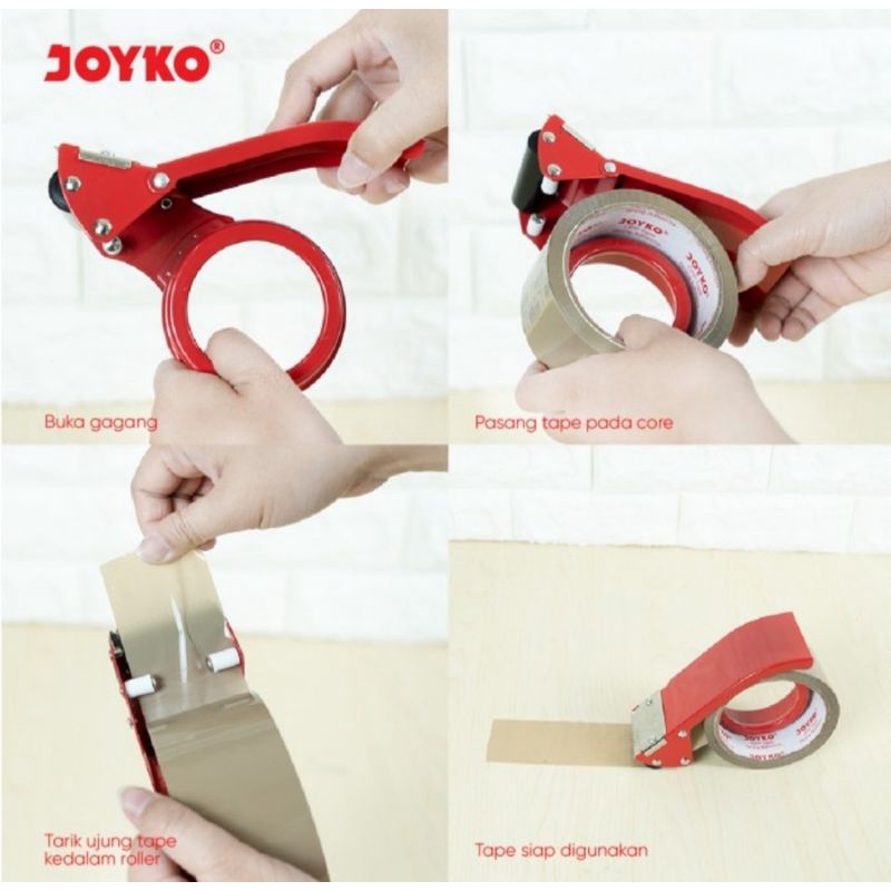 

H7Y Tape Dispenser Lakban Joyko TD-2S Pemotong Pita Perekat 1 Core