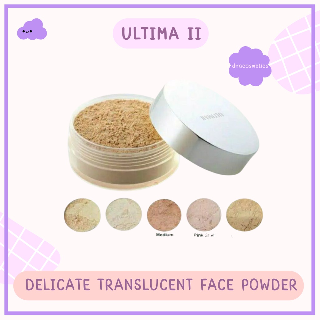 ULTIMA II Delicate Translucent Face Powder with Moisturizer / BEDAK TABUR ULTIMA ORIGINAL