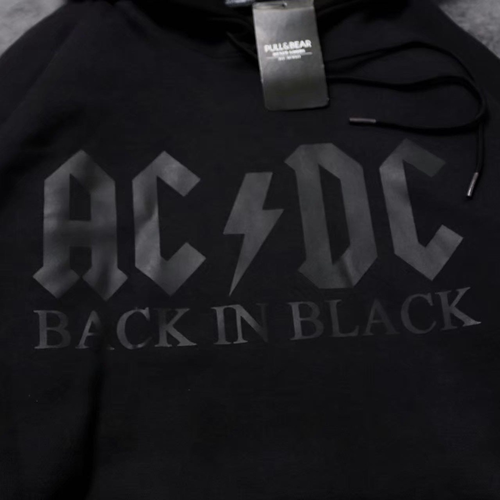 Sweater Pria Hoodie AC DC Distro Pria Wanita| Bayar di Tempat ACDC Pria Terbaru back in black