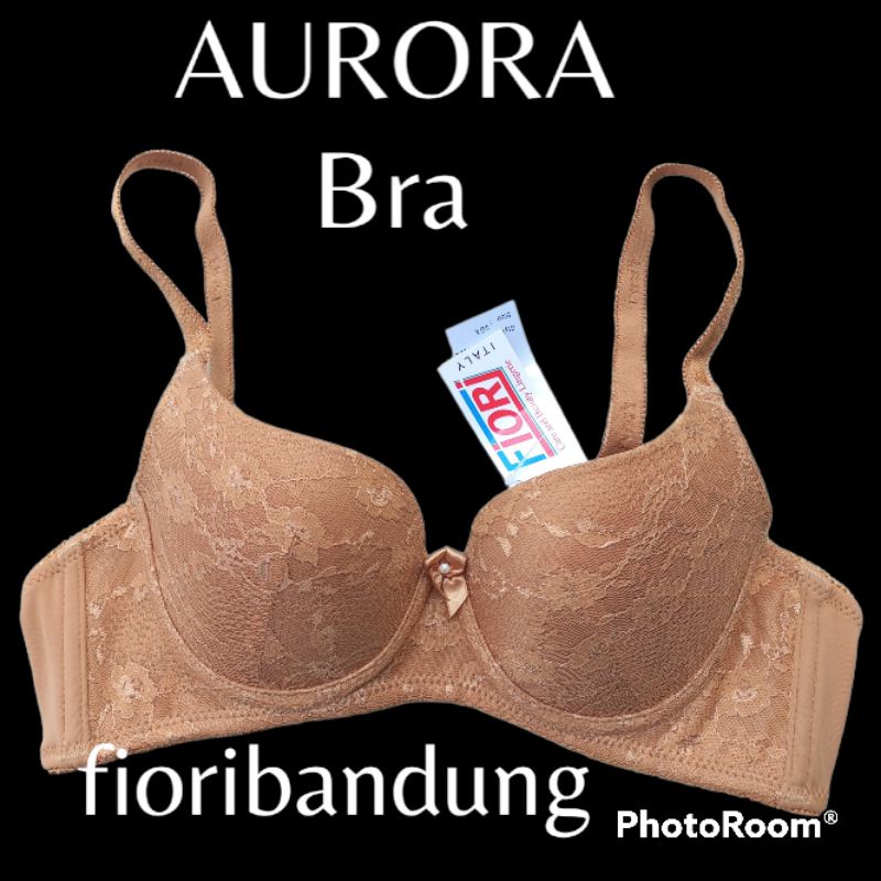 FIORI Bra AURORA Milkcoffee | Bra Kawat Busa Push Up Kait 2