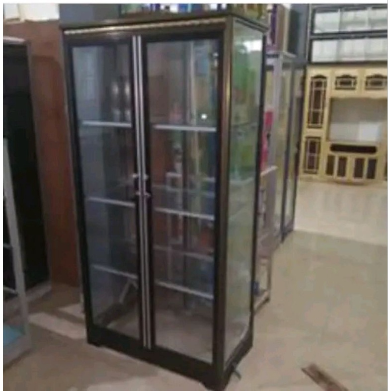 lemari hias 2 pintu dan 1 pintu