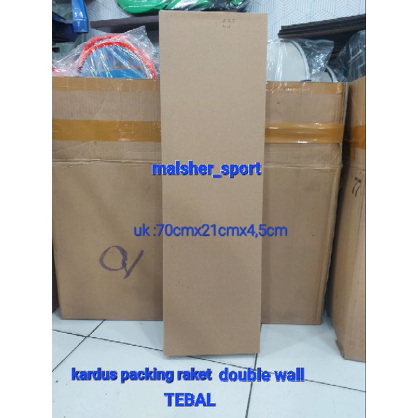 KARDUS DUS PACKING STICK BILIARD DAN RAKET BADMINTON