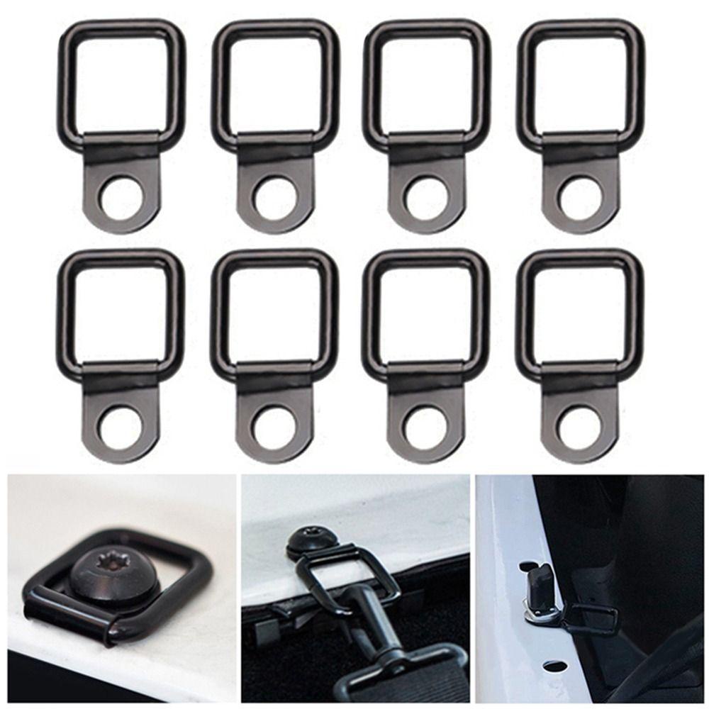 Top 8Pcs Heavy Load D Ring Truck Cargo Hook Bentuk Persegi Lashing Ring