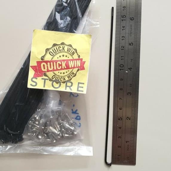 Jari Jari Sepeda 16 Spoke Ruji Jeruji Stainless 161 mm