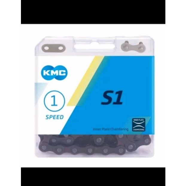 CHAIN RANTAI KMC S1 S-1 112L FIXIE BMX SINGLE SPEED HITA