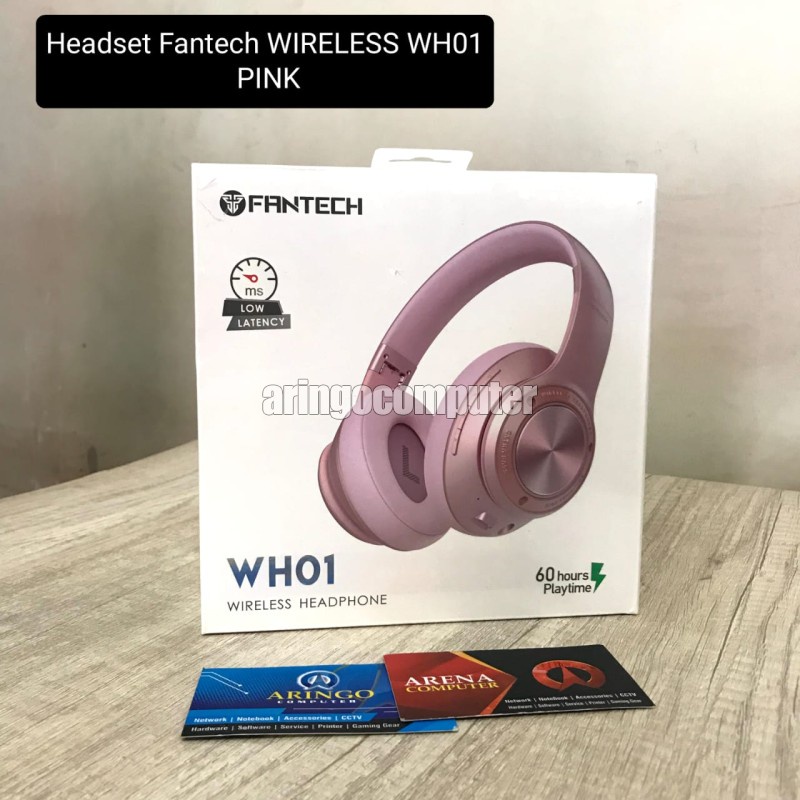 Headset Fantech WIRELESS WH01 PINK