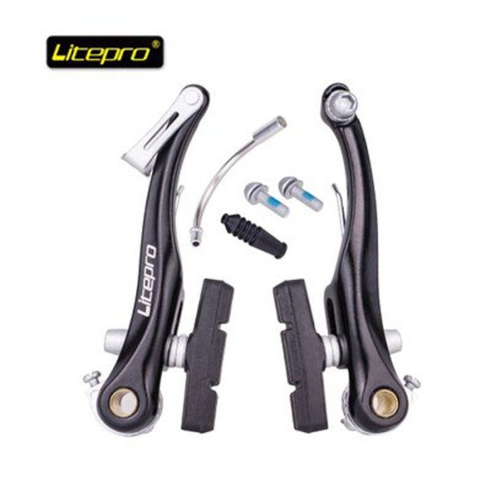paling diminati] Rem V Brake Litepro Long Arm Sepeda Lipat Roadbike 11cm