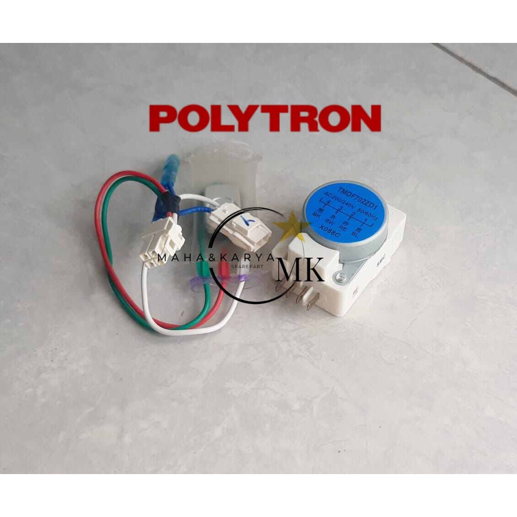 Timer + Defrost kulkas Polytron 2 pintu 1set