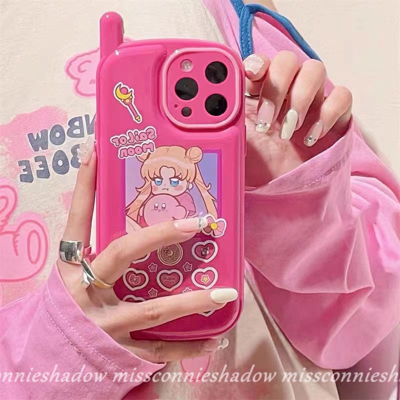 Soft Case Desain Kartun Anime Sailor Moon Gaya Jepang Retro Untuk iPhone 7 8 Plus 11 12 13 Pro MAX XR X XS MAX