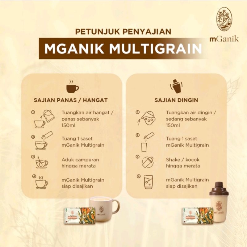 MGANIK MULTIGRAIN 500G + MGANIK METAFIBER 450gr