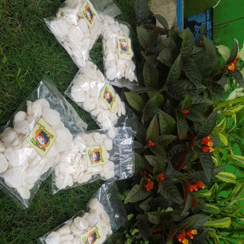 

krupuk original.wadah dari sdotan.jamu herbal