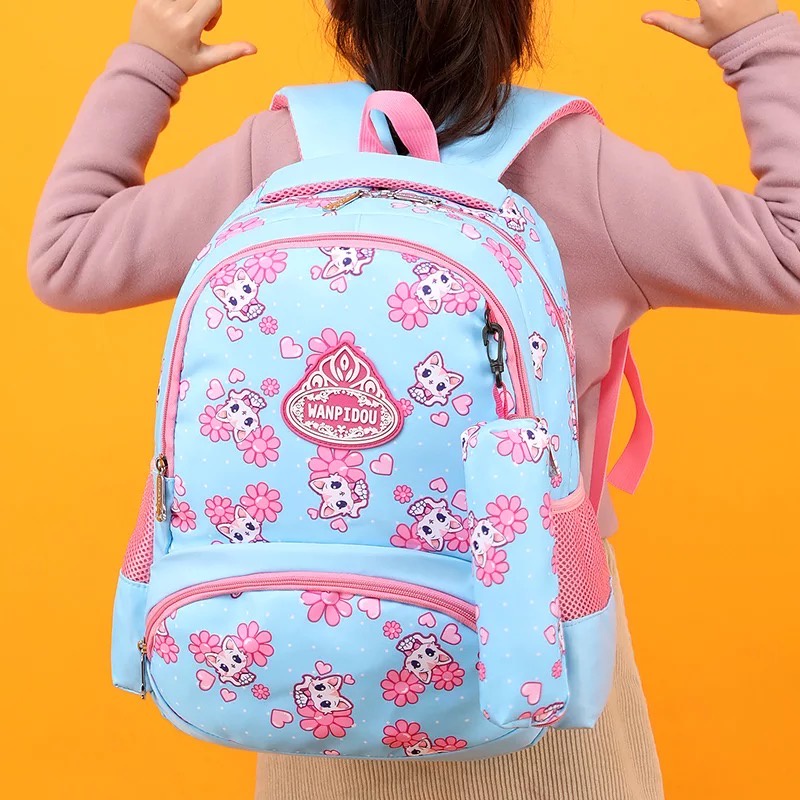 Hot Sale 2022 Tas Sekolah TK-SD-SMP Anak Laki-Laki Perempuan Backpack Tas Ransel Backpack Laptop Anak Lucu Banyak Warna