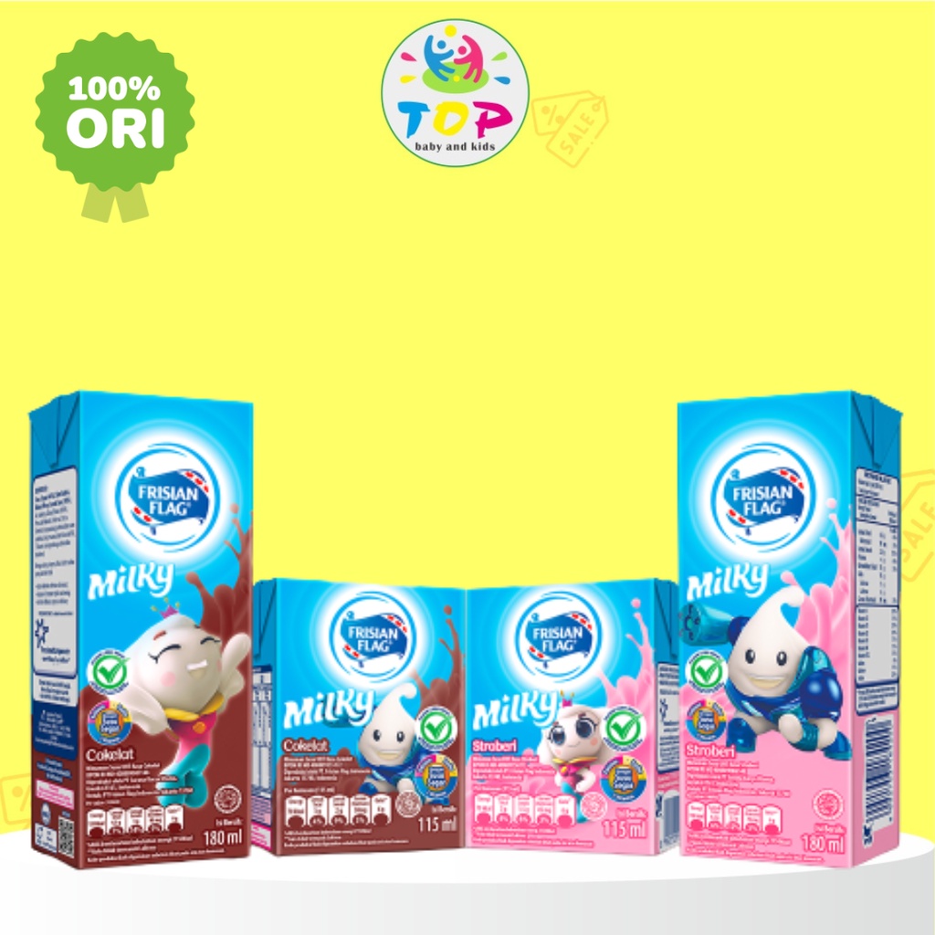 

~TOP~ BENDERA UHT MILKY 115ML / 180ML (PILIH VARIAN DI VARIASI)