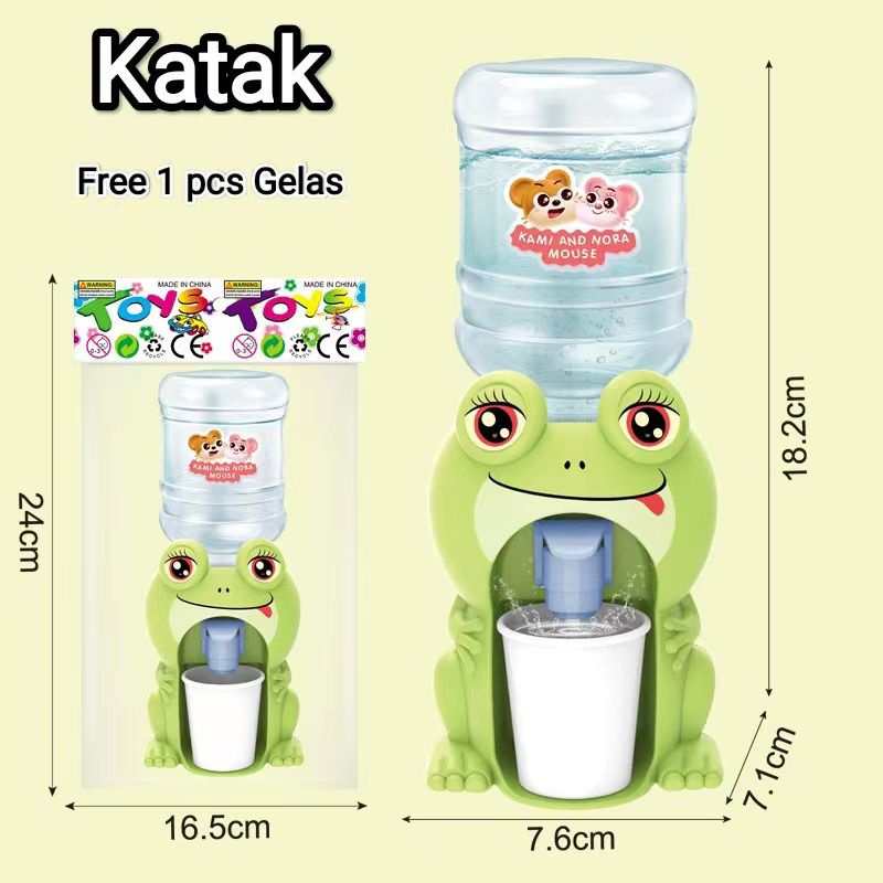 Dispenser Air Minum Mini Galon Portable Anak Air Minum Karakter