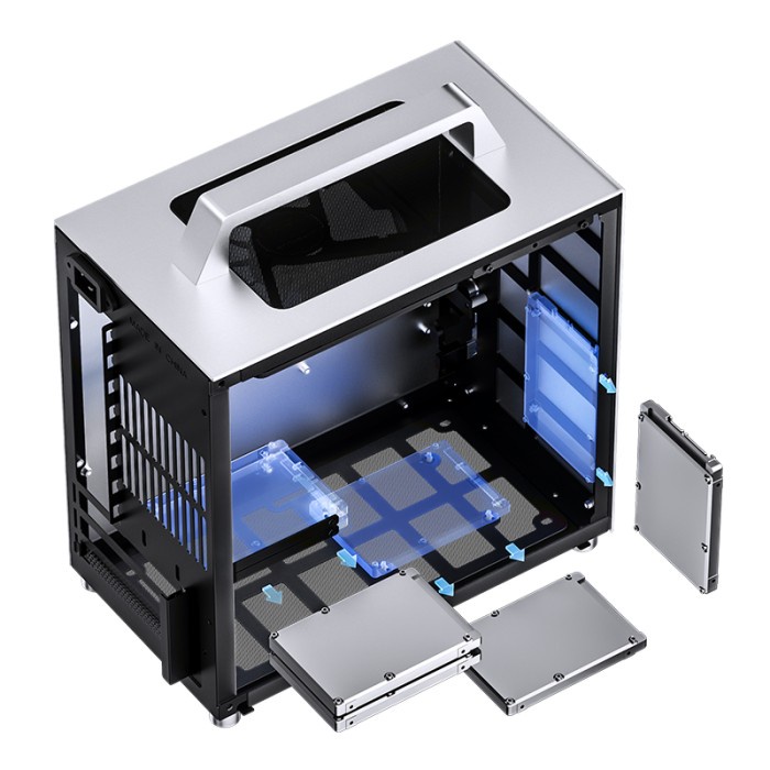 JONSBO T8 PLUS SILVER CASE / CASING ITX