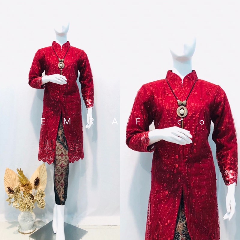 Kebaya Tunik / Tunik Brokat / Kebaya Modern / Kebaya tile / Kebaya Favorite / Batik Couple