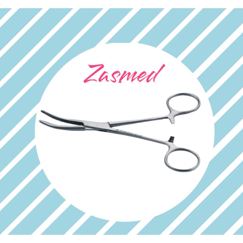 Klem pean bengkok 14cm