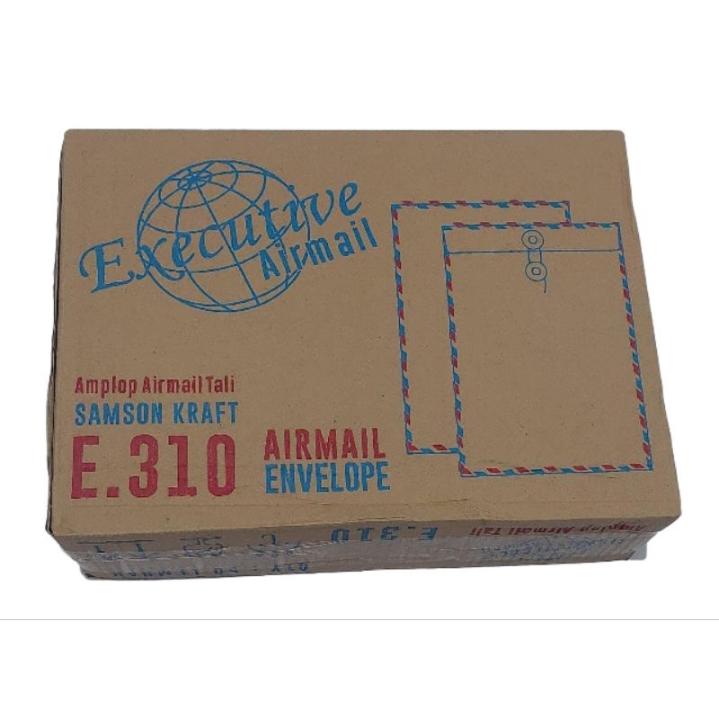 Amplop Coklat Tali Folio Airmail 310 - 1 box