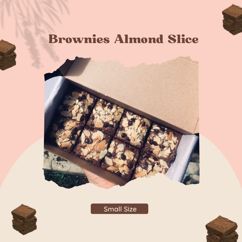 

Brownies Almond Slice/small size
