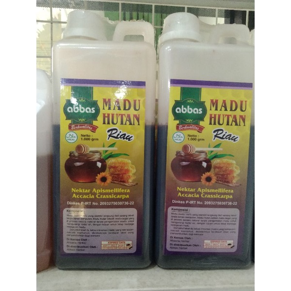 

madu Riau 1kg murni alami murah