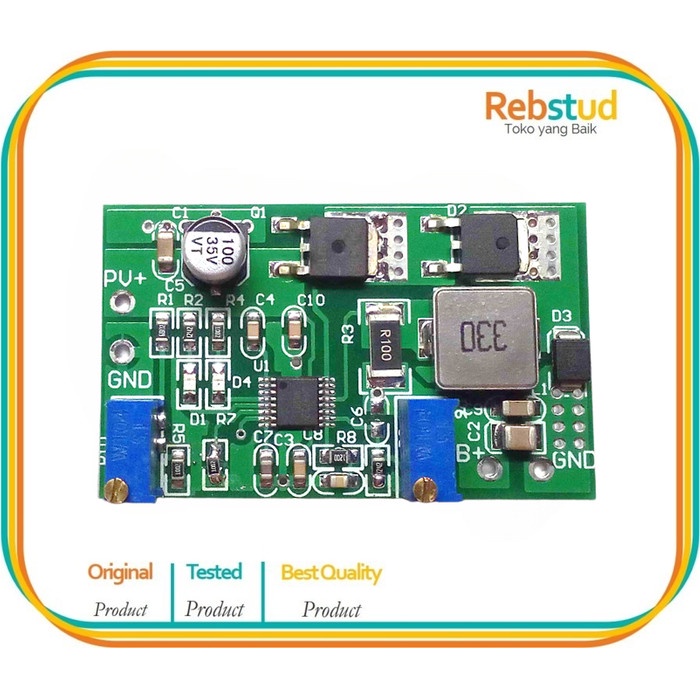 MPPT Solar Panel Controller Fosfat Besi Litium/Li-ion 2A CN3722 1-4S