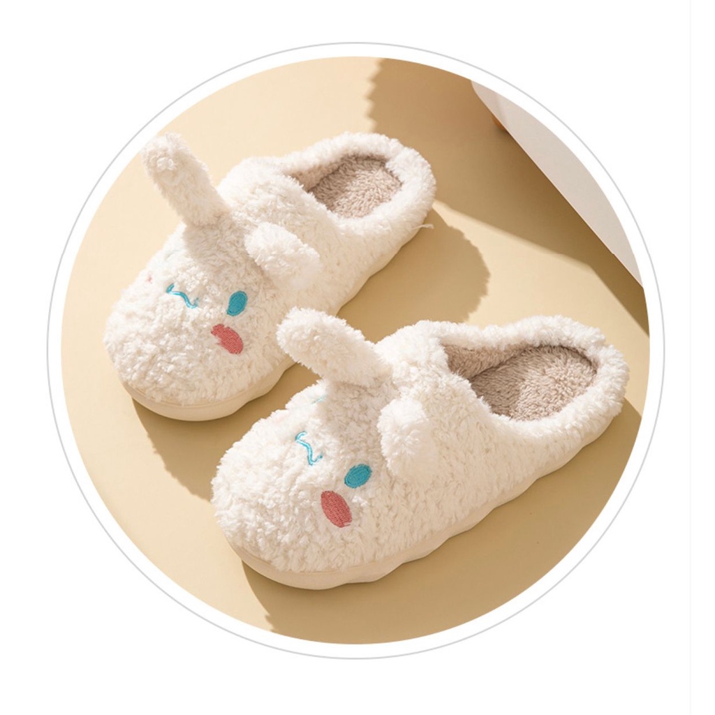 SANDAL RUMAH CINNAMOROLL PUTIH SEPATU KAMAR IMPOR LUCU