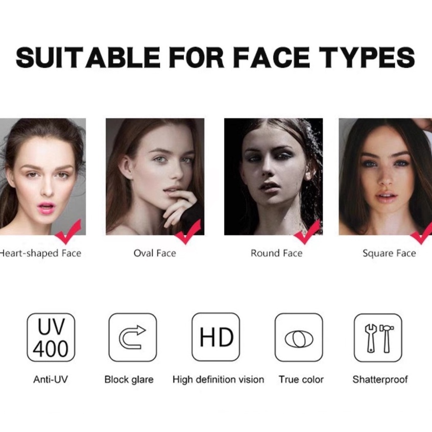 PA Kacamata Hitam Korean Ulzzang Anti Radiasi uv400 Gaya Wanita Rectangle Shades Retro KACA MATA Sunglasses Kacamata Wanita Model Korea Ulzzang Retro KC044