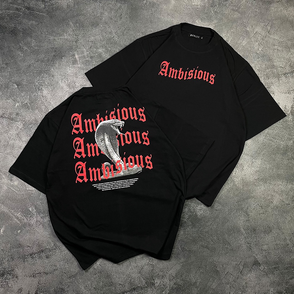 Oversize T - Shirt &quot; AMBISIOUS SNAKE &amp; TRAVIS RAPPER &quot;