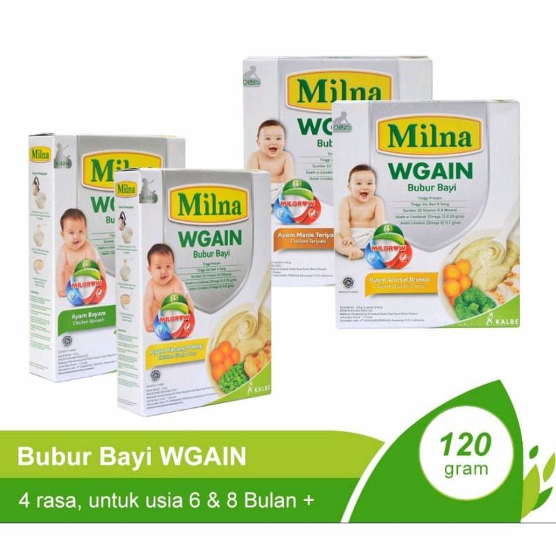 Milna Wgain - Bubur Bayi - 6-12bulan