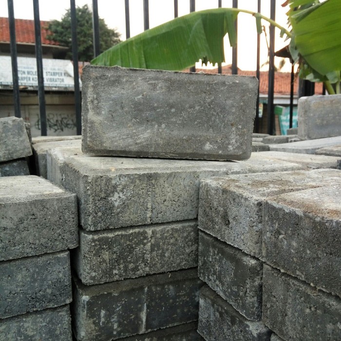 PAVING BLOCK / CONBLOCK BATA 6cm PRESS MESIN K250